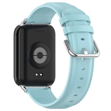 Äkta Klockarmband i Koläder för Xiaomi Smart Band 8 Pro, Ersättningsarmband med Anslutning [DB]