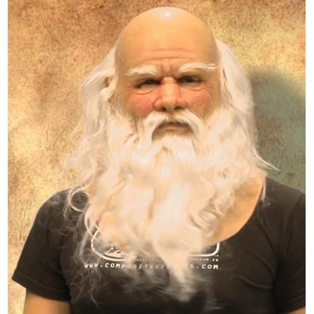 Vintage silikonmaske - Økologisk julemand maske - Ikke-giftig - Halloween