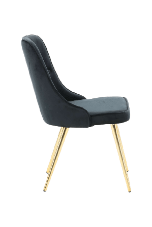 Venture Home Velvet Deluxe Matstol 2-pack Stolar Svart