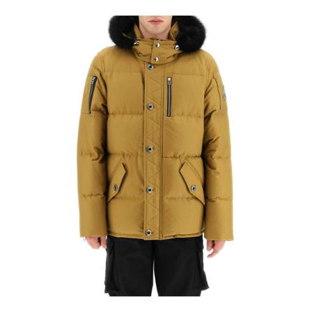 Moose Knuckles, Down Coats Geel, Heren, Maat:S,Katoen