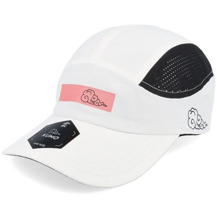 Kumo - Vit 5panel Keps - Thin Wide Box Logo Storm White/Black 5-panel @ Hatstore