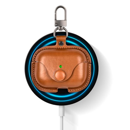 Nahkakotelo AirPods 3:lle Suojakotelo Nahkainen Iskunkestävä Kotelo Apple AirPod 1:lle ja Airpod 2:lle Kotelo ja Kotelo earpodeille (Näkyvä LED-