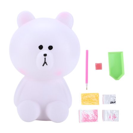 Manuell björnlampa färdigställande enkel drift multifunktionell LED strassmålning lampa