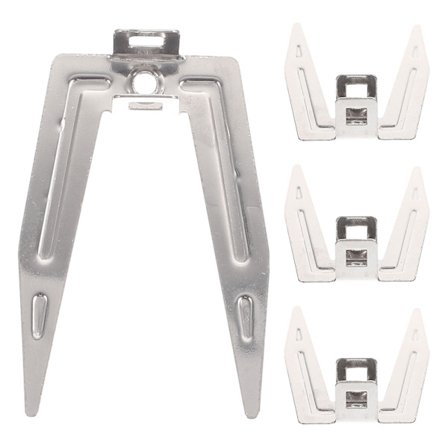 4 stk. Rotisserie-gafler i rustfrit stål til kylling i ovn