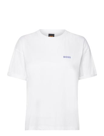 C_Evi_1 Tops T-shirts & Tops Short-sleeved White BOSS