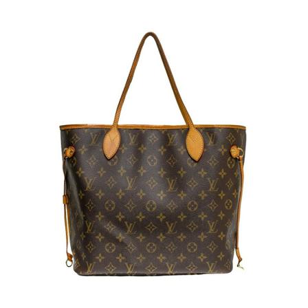 Louis Vuitton Vintage, Pre-owned Neverfull MM Monogram Bag Bruin, Dames, Maat:ONE Size,leer