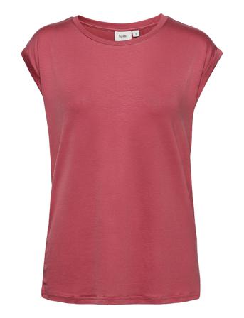 U1520, Jersey Tee S/S T-shirt Top Lyserød Saint Tropez