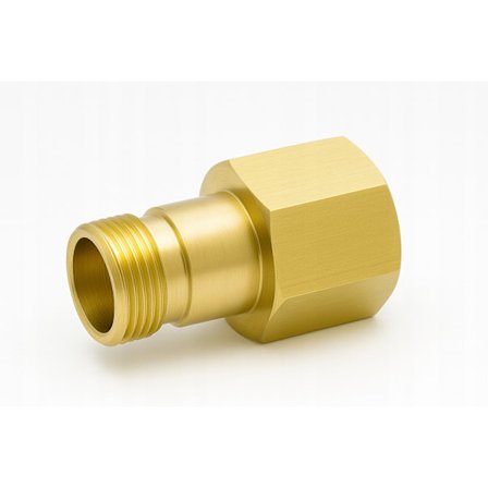 EasyLock Adapter GZ-M22X1,5 – Messingkobling | 300 Bar | Reservedel til Karcher HD 6, HDS 7, ProHD 400