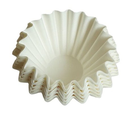 100 st kaffefilterpapper 185 mm kaffefilter i rund form för hemmadrycker
