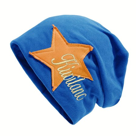 Fashion Star Embroidered Beanie - Strhy, Lettvekt