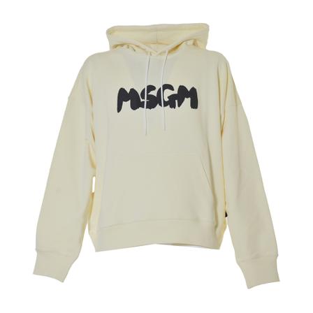 Msgm Hoodie vit, Herr, Herr, Storlek: L