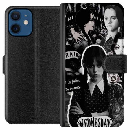 Apple Iphone 12 Mini Plånboksfodral Wednesday Addams