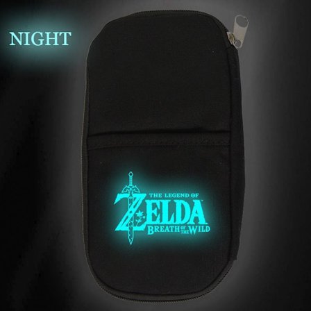 The Legend of Zelda Luminous Pencil Case Link Mipha Enkeltlags Pennal