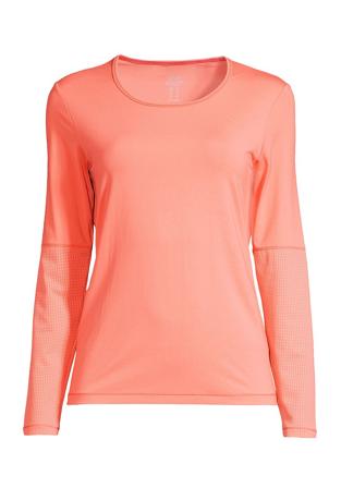 Casall Essential Mesh Detail Long Sleeve Pale Coral 42, Tøj & Bolig, Træningstøj, Træningsbluser
