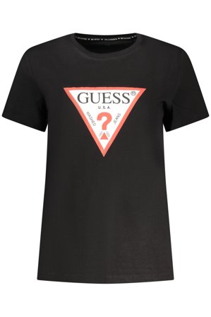 Guess Jeans T-shirt Maniche Corte Donna Nero