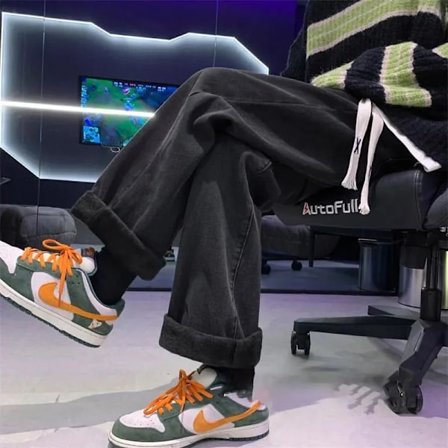 Streetwear Hög midja Raka Breda Ben Jeans Dam Vinter Dragsko Causal Denim Jeans Koreanskt Mode Bantning Mysbyxor Ny