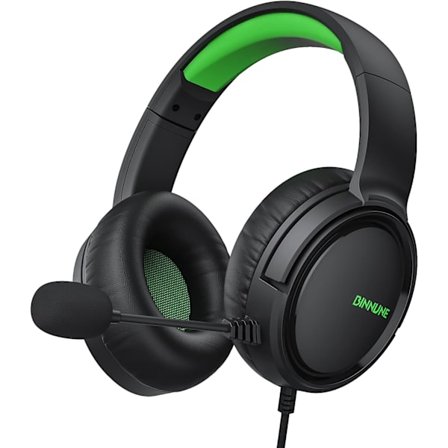 Spelheadset med mikrofon för Xbox Series X|S Xbox One PS4 PS5 PC Switch, Trådbundna Audifonos Gamer Hörlurar med Mikrofon Xbox 1 Playstation 4|5