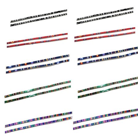 10 STK Halsspenne Snor med justerbare briller Snorbrille