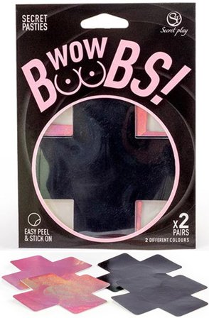 Nipple Covers Cross Shapped Holografic Nipple covers - Blushme.se