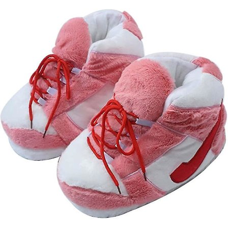 Tøfler for kvinner og menn Fuzzy Fluffy Sneaker Tøfler Comfy Varm Koselig Hus Plysj Lounging Tøfler Slip-on innendørs