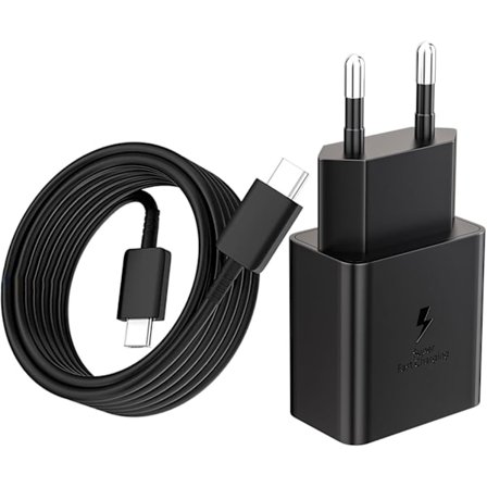 25 W USB C -pikalaturi, supernopea latauslaite C-tyypin latauskaapelilla Samsung Galaxy S24/S23/S22/S21 Ultra/S20 -puhelimille