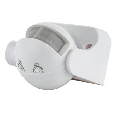 PIR-liiketunnistimen kytkin VALKOINEN