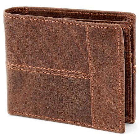 Brown Dual Fold Wallet for Men - Wallets