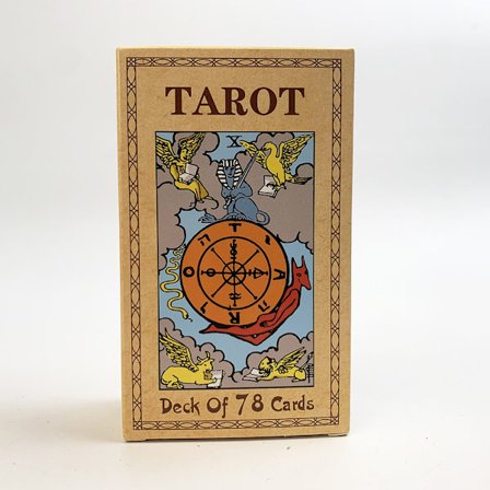 78 tarotkort med 100 siders manual