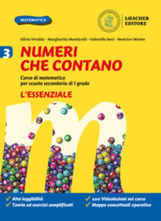 Numeri che contano. Corso di matematica per la scuola secondaria di primo grado. L'essenziale. Per la Scuola media. Con e-book. Con espansione online.