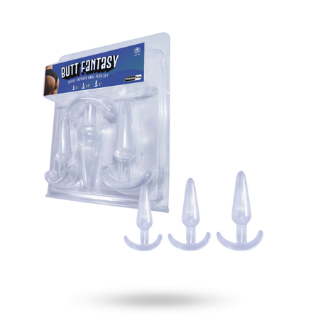 Triple Tapered Plug Set - Clear
