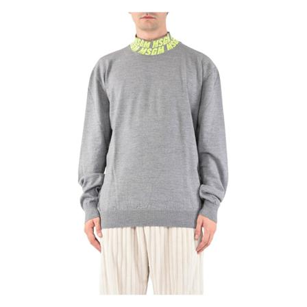 Msgm Turtlenecks Grå, unisex Rullekraver
