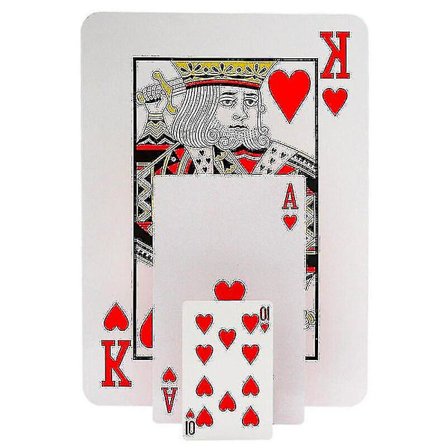 Jumbo Giant Spillekort Sæt, Super Stort Spiltema Fuldt Sæt Kort Til Børn, Voksne -