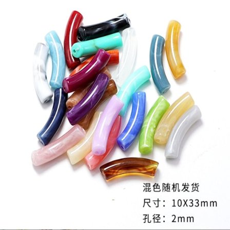 Akryl Tube Beads Buede Beads Chunky Bamboo Tube Beads