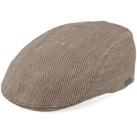 Wigéns - Brown - flatcap - Cap - Ivy Modern Cap Brown Flat Cap - Hatstore