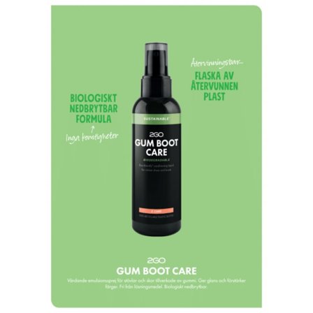 2GO - Miljövänlig vård av gummistövlar