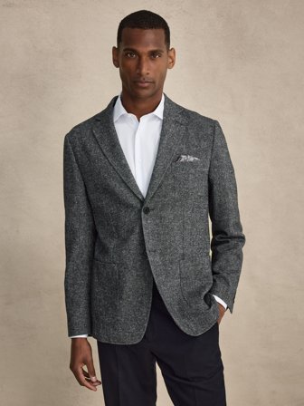 John Henric Men's Grauer Blazer Tailored Fit Size 46