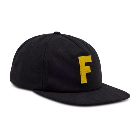 Vlněná Čepice FOX Big F Nastavitelná Černá Nastavitelné