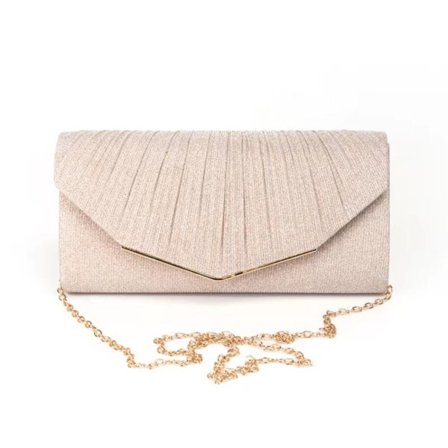 Banket Aften Clutch Skuldertasker CHAMPAGNE