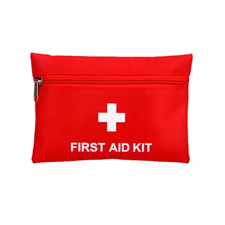 Førstehjelpssett bestående av elementer for hjem, kjøretøy, reise,