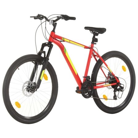 vidaXL Mountainbike 21 växlar 27,5 tums däck 42 cm röd