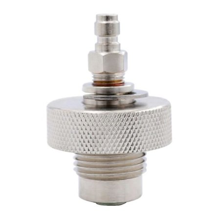 DIN Ventilfyllingsadapter for Dykkerluftverktøy, 300 Bar, Hann / Hunn, Rustfritt Stål