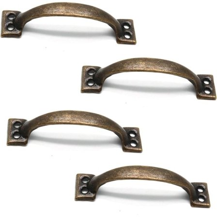 QU)Draghandtag Vintage Stil Ladugårdsgrind Handtag Brons Ton