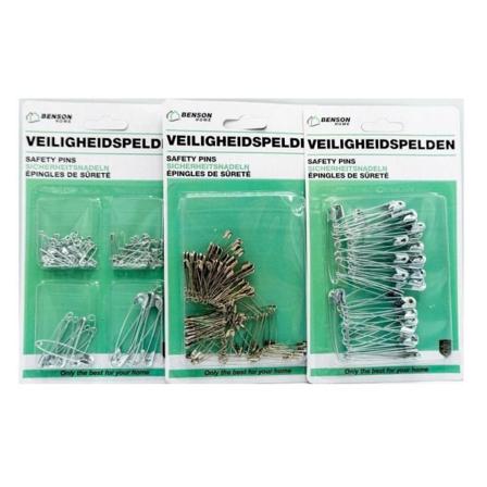 Sikkerhetsnåler - Velg størrelse Silver 5 cm