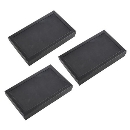 3x 36 Rum Smykkeskrin Ring Opbevaring Øreringe Display Smykke Organizer Holder Transparent Wi