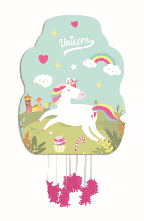 Pinata Unicorn / Enhörning - Enhörning Kalas Dekoration - Kalaslagret.se