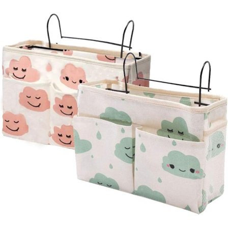 Sängficka Organizer, 2 st Sängficka Organizer, Loft Sängförvaring, Sängförvaring