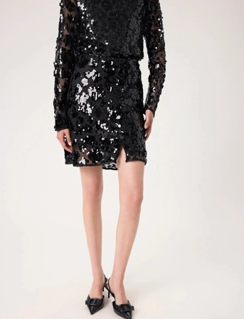 Soaked in Luxury Slwinslet Skirt - Black - L