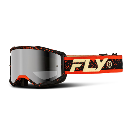 Crossbrille FLY Racing Zone Schwarz/Rot/Creme
