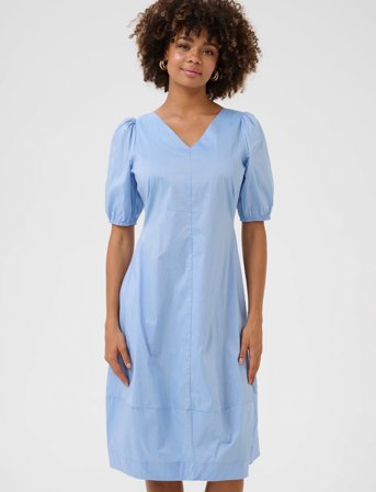 Culture Cuantoinett Ss Dress - Blue - L