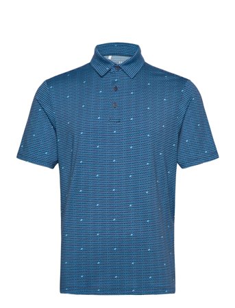 Ua Plyoff 3.0 Prntd Polo Lb Blue Under Armour